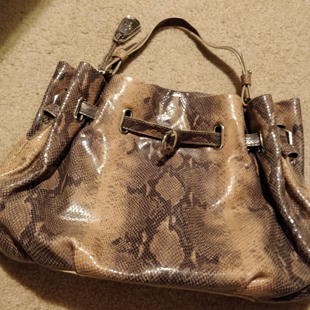 * Cole Haan Ellie Python Cornelia Drawstring - image 8